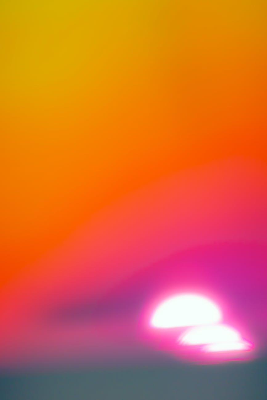 photo of the sunset
